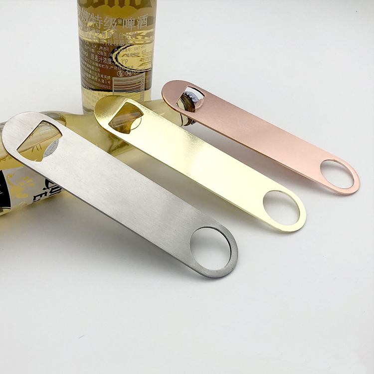 Custom Metal Gold And Rose Gold Bar Blade for Bar