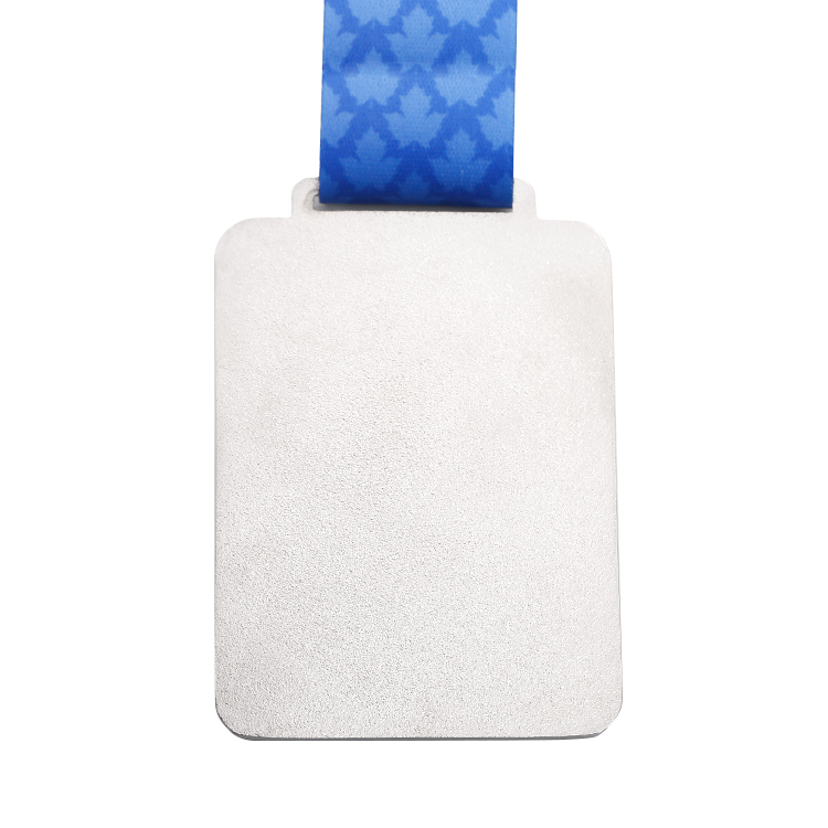 Customized Square Silver Judo Medal with The Existing Mold