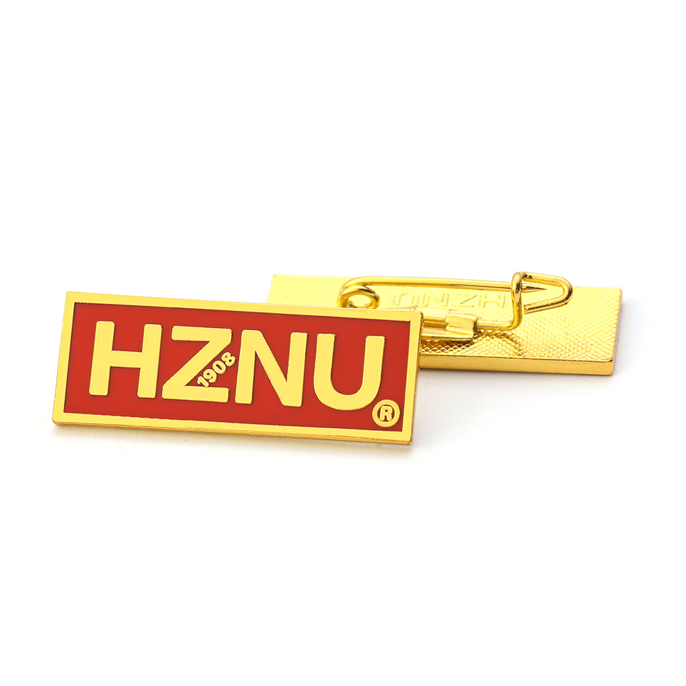 Custom Metal Gold and Silver Germany Pin Badge