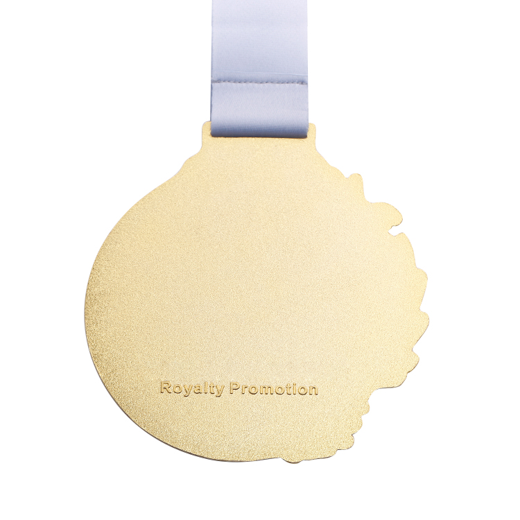 Customized Engraved Embossed Gold Karate Medal for Athletes