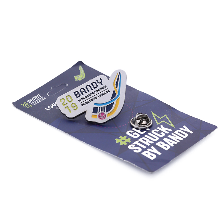 Personalized Metal Die Struck Pins for Word Championship