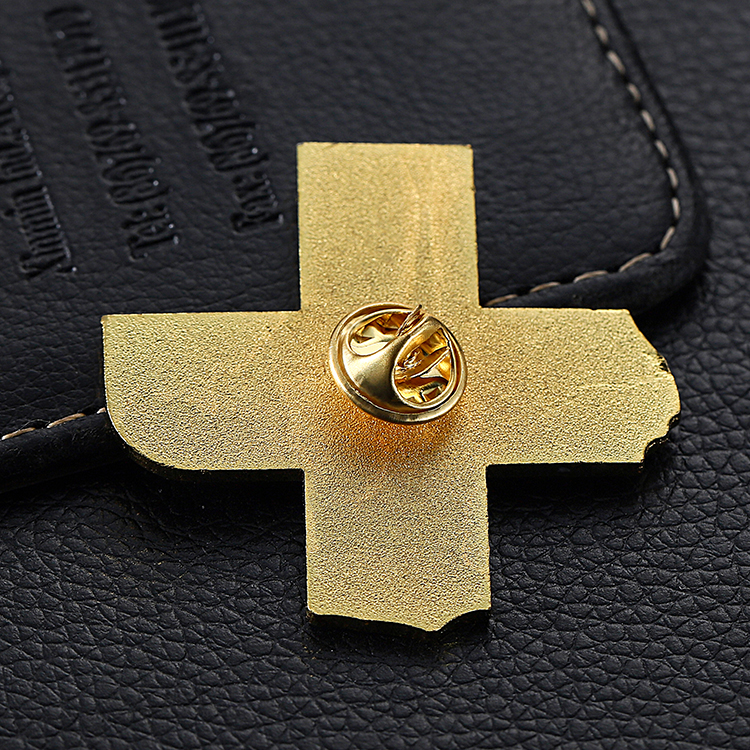 Metal Customized Gold Enamel Coffee Pin