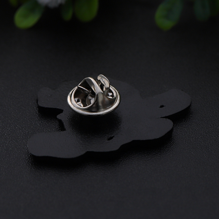 Personalized Iron Black Frog Pin