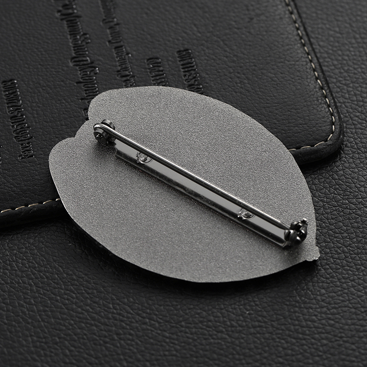 Custom Metal 3D Black Security Badge