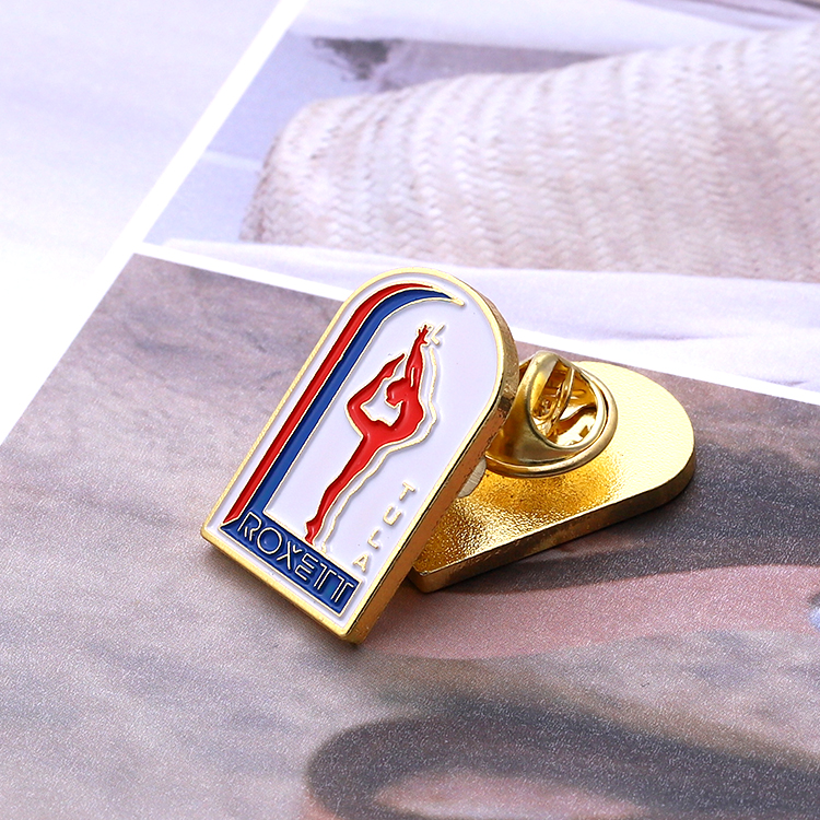 Metal Custom Designed Gold Soft Enamel Dance Pin