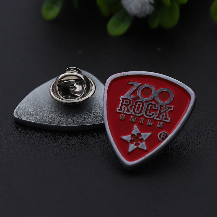Soft Enamel Die Struck Zook Rock Custom Metal Pin
