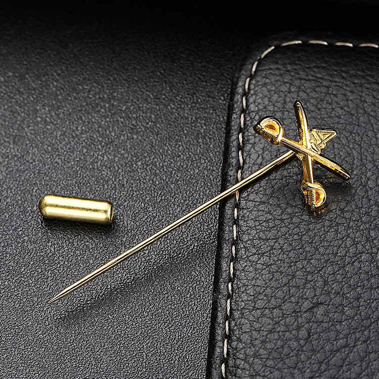 Metal Custom Die Struck Stick Sword Pin