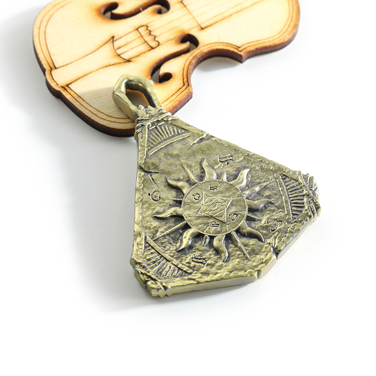 Custom Metal Alloy Bronze Color 3D Charm