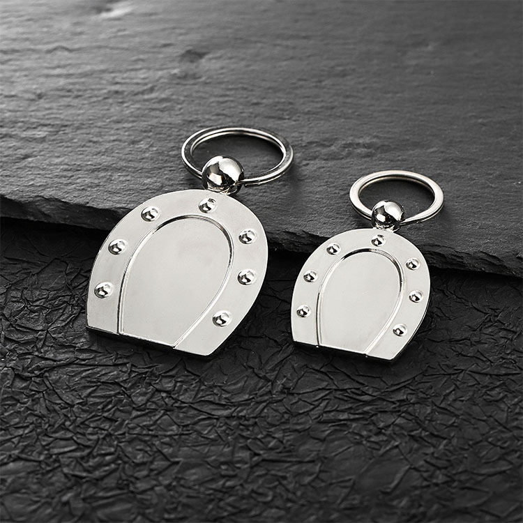 Beaded Custom Blank Metal Keychains