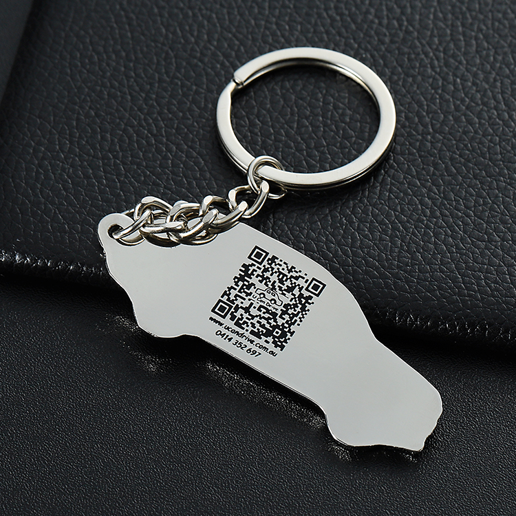 Custom Metal Soft Enamel Car Keychain for Business