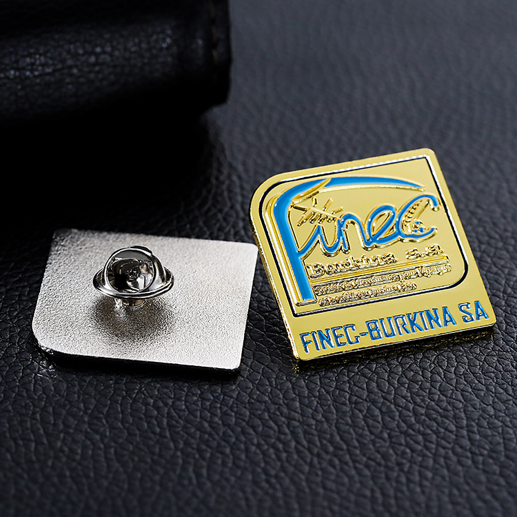 Metal Customized Gold And Silver Sport Pin