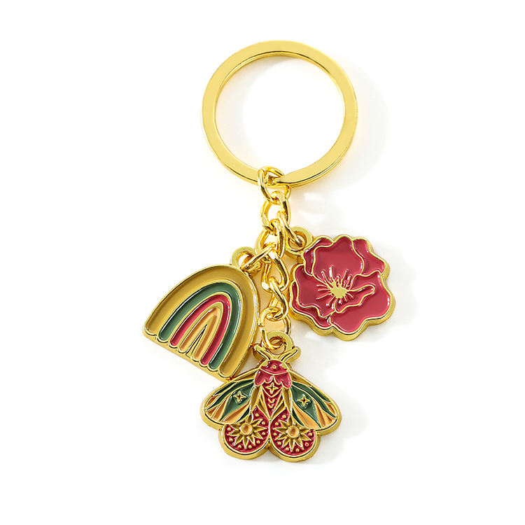 Carabiner Fancy Gold Metal Keychains