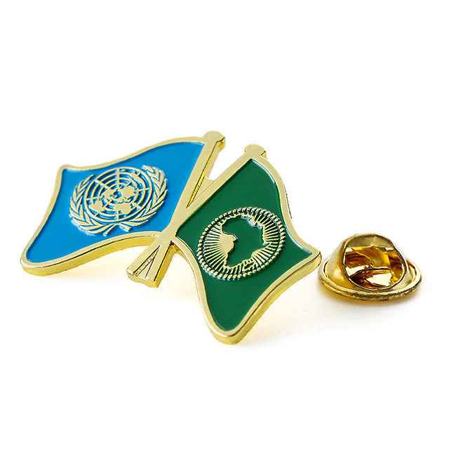 Metal Flag Lapel Pins by Zinc Alloy Material for Suit